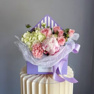 Envelope "Purple cotton"