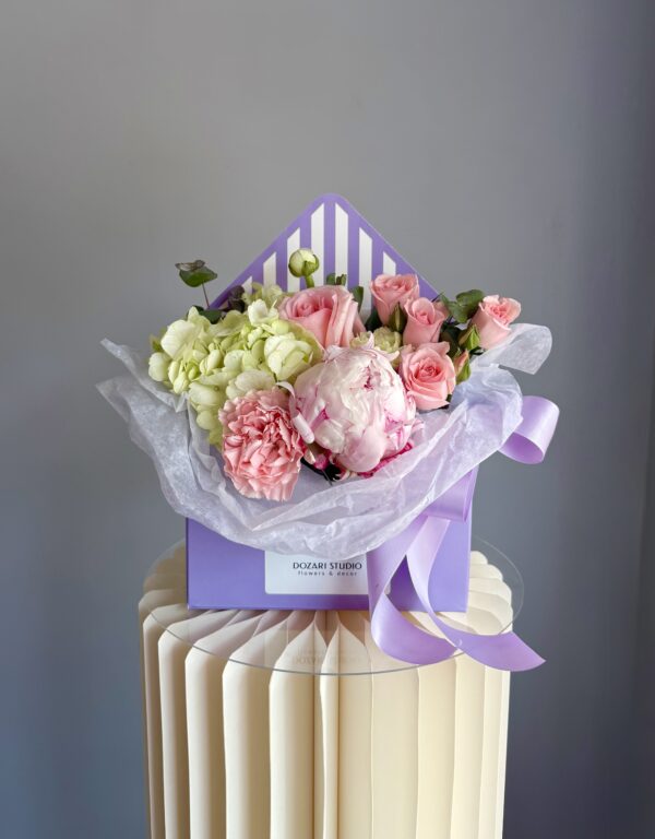 Envelope "Purple cotton"
